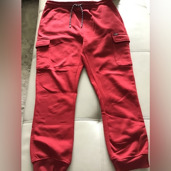 ZOO YORK 🛹 MEN’S SKATEBOARD XL RED 🛹DRAWSTRING WAIST w/ POCKETS JOGGER PANTS - Picture 3 of 10
